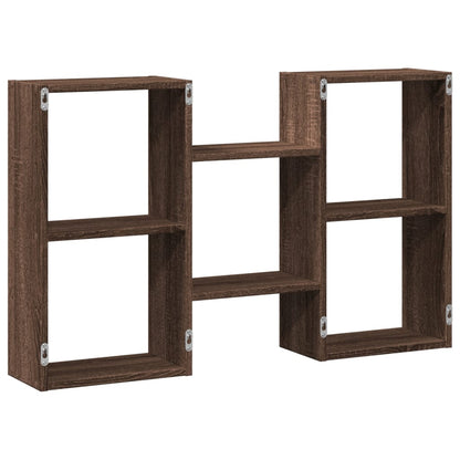 Wall Shelf Brown Oak 96x18x60 cm Engineered Wood