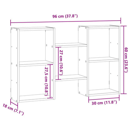 Wall Shelf Artisian Oak 96x18x60 cm Engineered Wood
