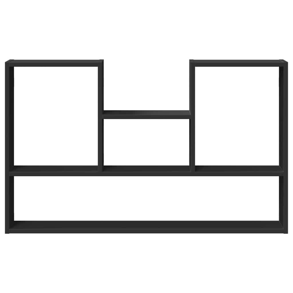 Wall Shelf Black 99x15x60 cm Engineered Wood