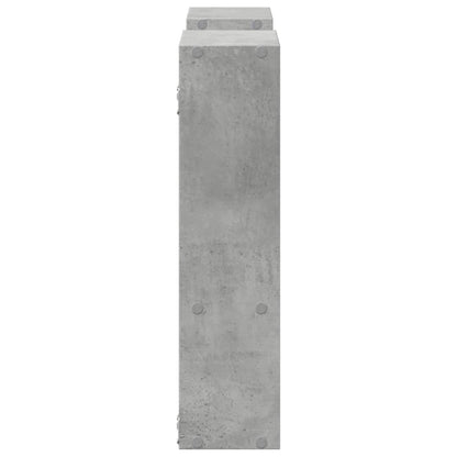 Wall Shelf Concrete Grey 99x15x60 cm Engineered Wood