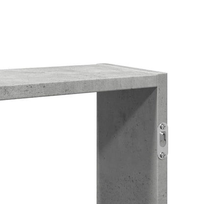 Wall Shelf Concrete Grey 99x15x60 cm Engineered Wood