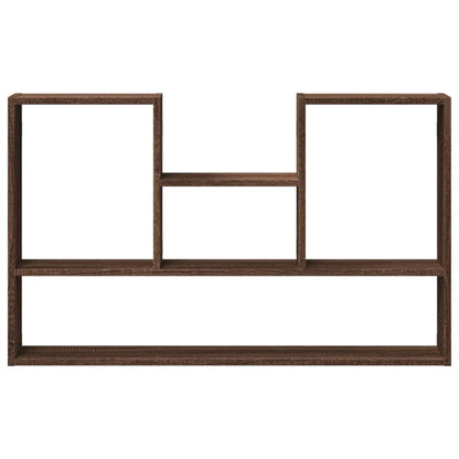 Wall Shelf Brown Oak 99x15x60 cm Engineered Wood