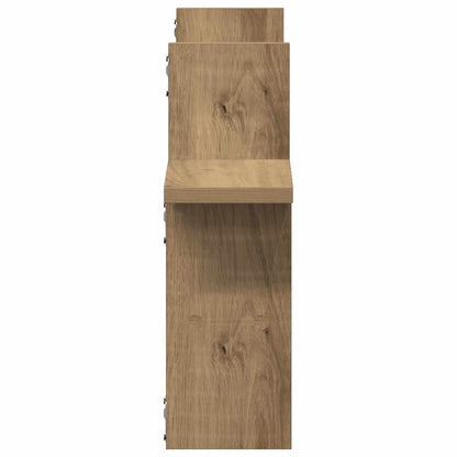 Wall Shelves 2 pcs Artisian Oak 38x12x38 cm Engineered Wood