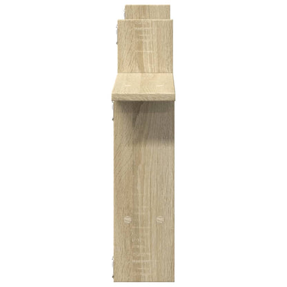 Wall Shelves 2 pcs Sonoma Oak 50x12x50 cm Engineered Wood