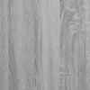 Wall Shelf Grey Sonoma 124.5x18x60.5 cm Engineered Wood