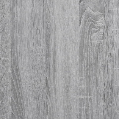 Wall Shelf Grey Sonoma 124.5x18x60.5 cm Engineered Wood
