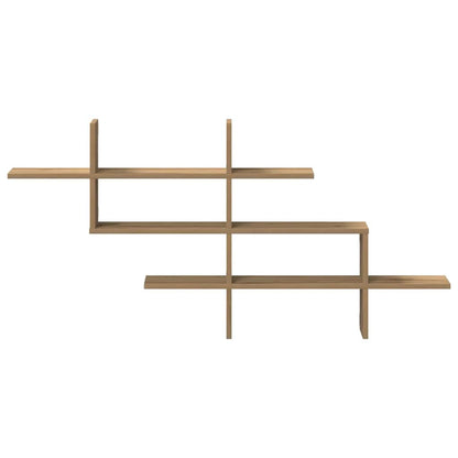 Wall Shelf Artisian Oak 124.5x18x60.5 cm Engineered Wood