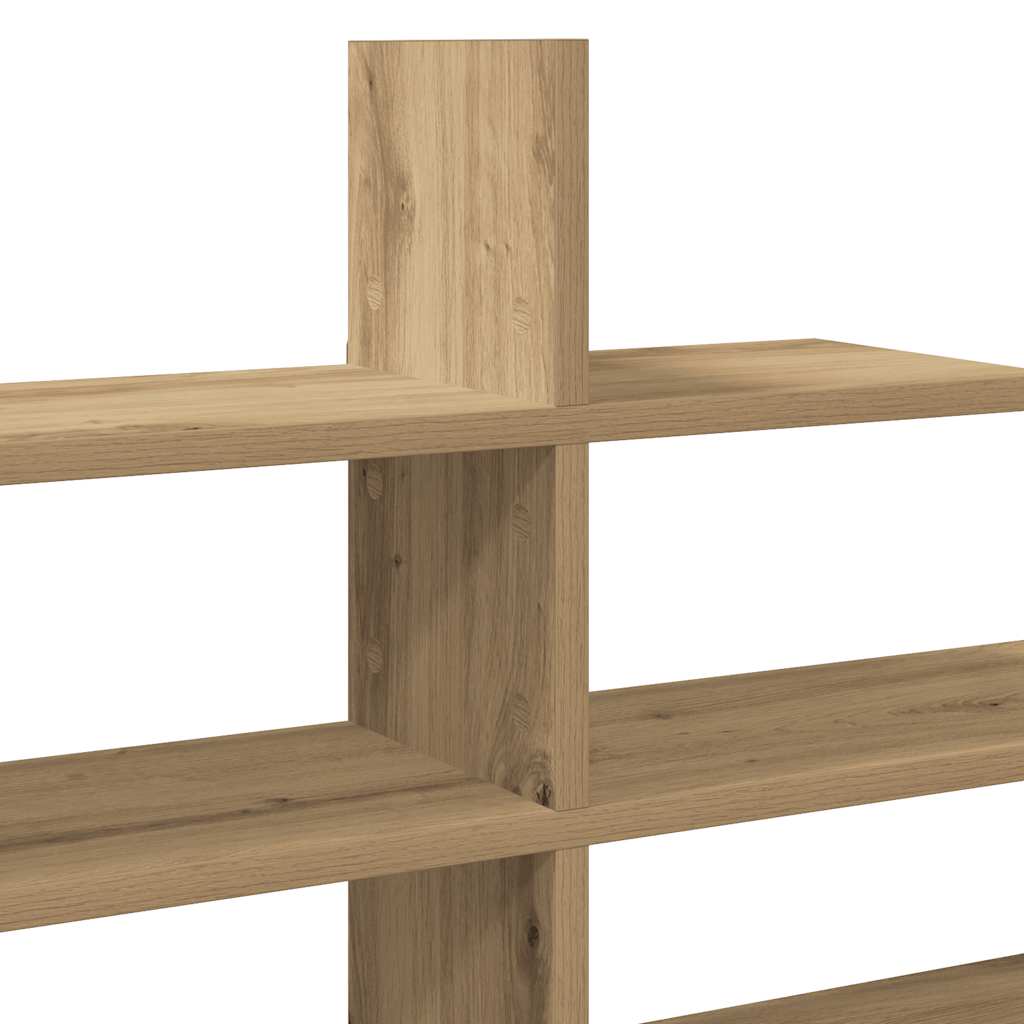 Wall Shelf Artisian Oak 124.5x18x60.5 cm Engineered Wood