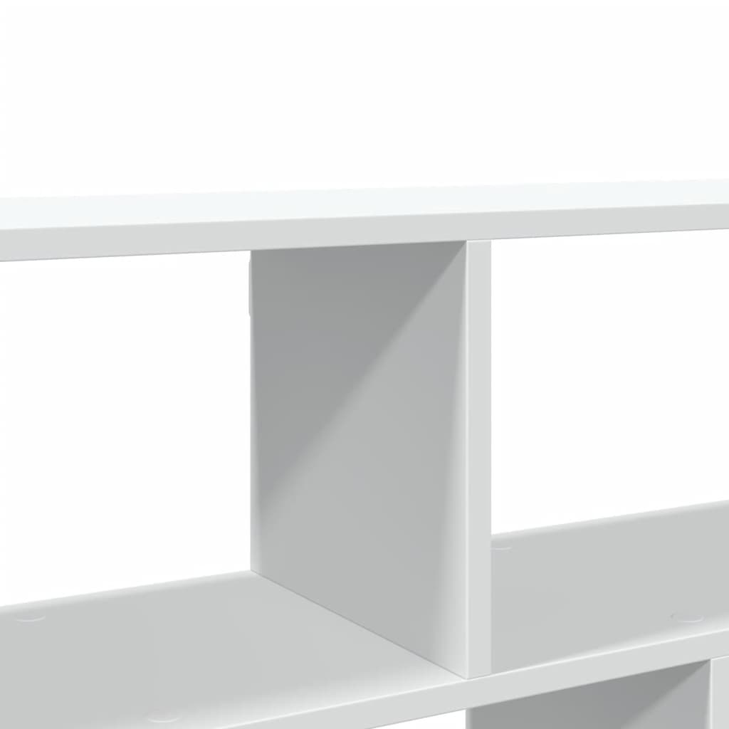 Wall Shelf White 100x25x50 cm Engineered Wood