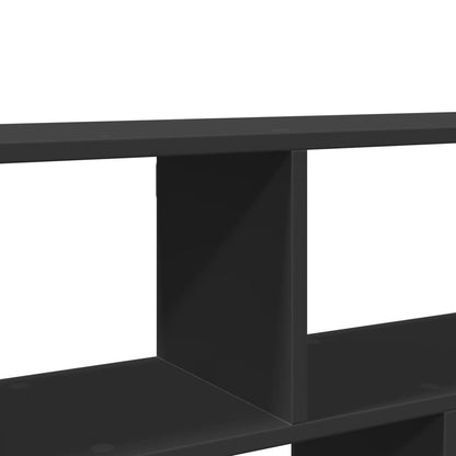 Wall Shelf Black 100x25x50 cm Engineered Wood