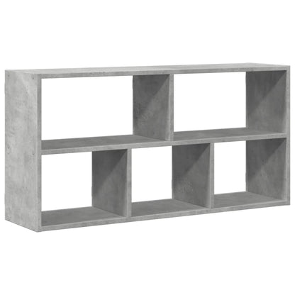 Wall Shelf Concrete Grey 100x25x50 cm Engineered Wood