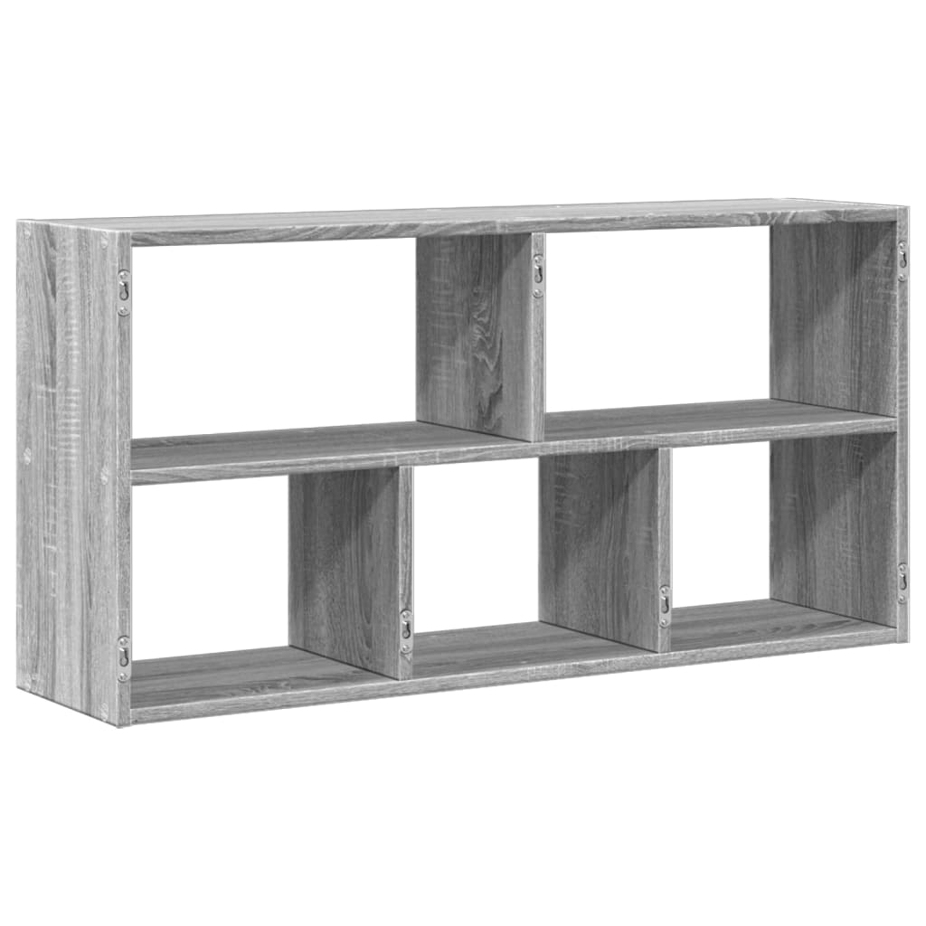 Wall Shelf Grey Sonoma 100x25x50 cm Engineered Wood