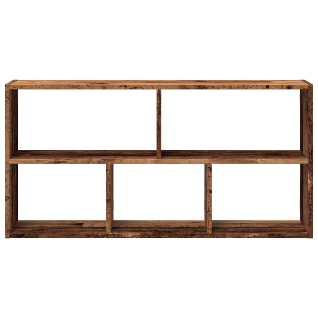 Wall Shelf Old Wood 100x25x50 cm Engineered Wood