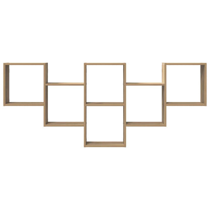 Wall Shelf Artisian Oak 159x18x66 cm Engineered Wood