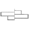 Wall Shelf Grey Sonoma 167.5x18x68 cm Engineered Wood