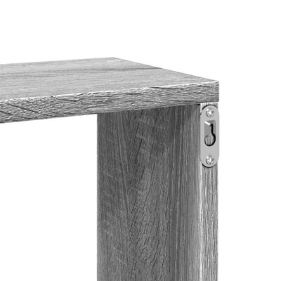 Wall Shelf Grey Sonoma 167.5x18x68 cm Engineered Wood