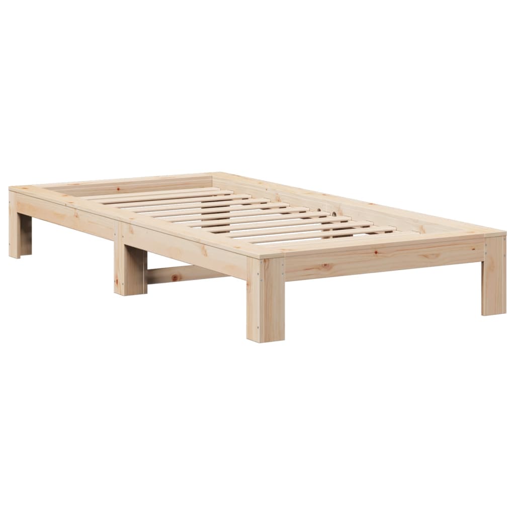 Bed Frame | Natural Wood | Solid Pine Wood | Single | Stylish