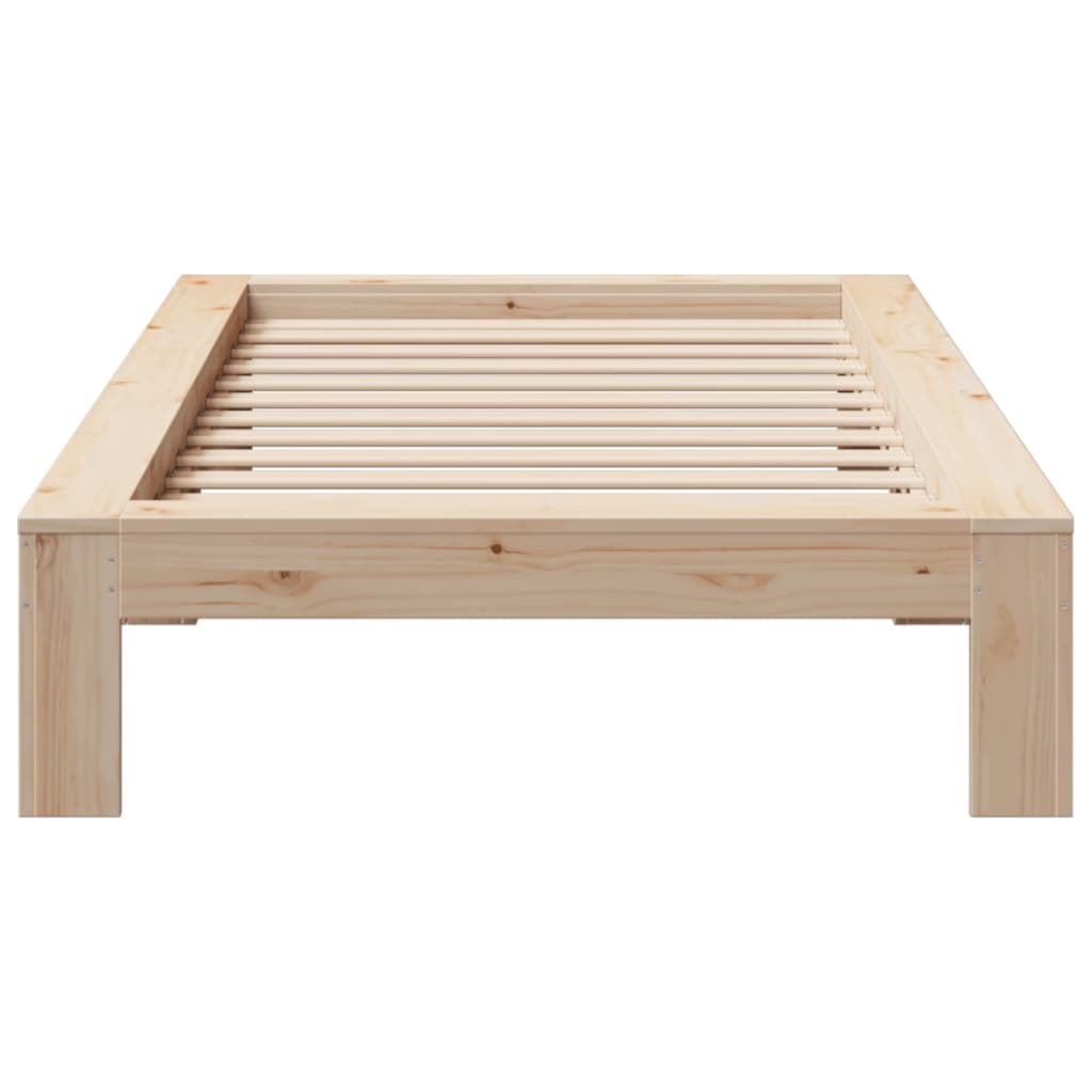 Bed Frame | Natural Wood | Solid Pine Wood | Single | Stylish