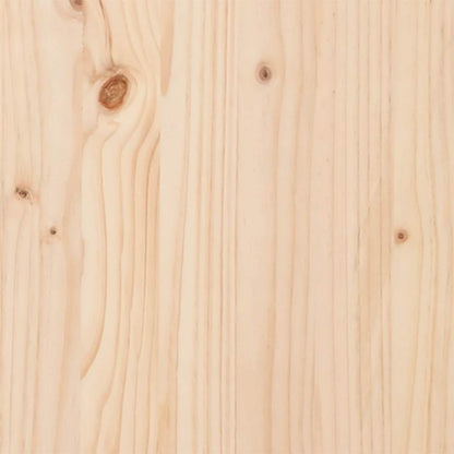 Headboard with Storage 100 cm Solid Wood Pine