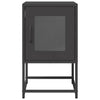 Bedside Cabinet Black 36x39x60.5 cm Cold-rolled Steel