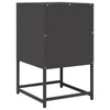 Bedside Cabinet Black 36x39x60.5 cm Cold-rolled Steel