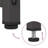 Bedside Cabinet Black 36x39x60.5 cm Cold-rolled Steel