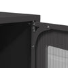 Bedside Cabinet Black 36x39x60.5 cm Cold-rolled Steel