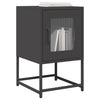 Bedside Cabinet Black 36x39x60.5 cm Cold-rolled Steel