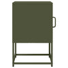 Bedside Cabinet Olive Green 36x39x60.5 cm Cold-rolled Steel