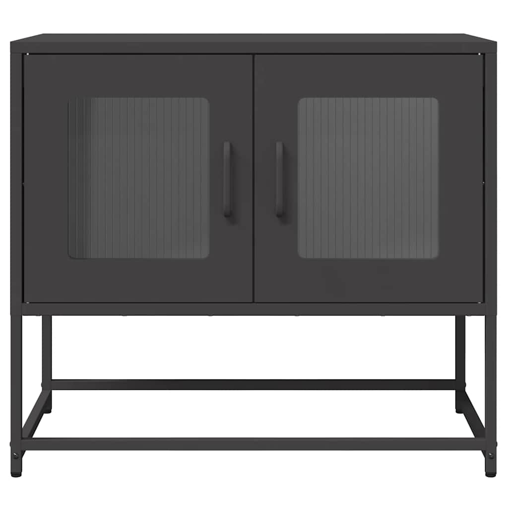 TV Cabinet Black 68x39x60.5 cm Cold-rolled Steel