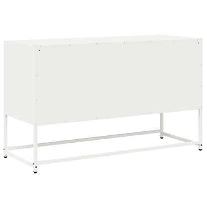 TV Cabinet White 100.5x39x60.5 cm Cold-rolled Steel
