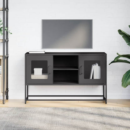 TV Cabinet Black 100.5x39x60.5 cm Steel
