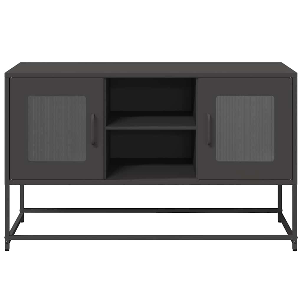 TV Cabinet Black 100.5x39x60.5 cm Steel