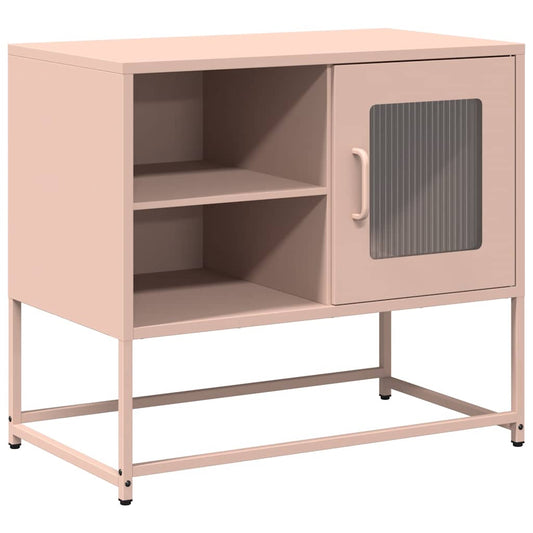 TV Cabinet Pink 68x39x60.5 cm Steel