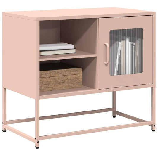 TV Cabinet Pink 68x39x60.5 cm Steel