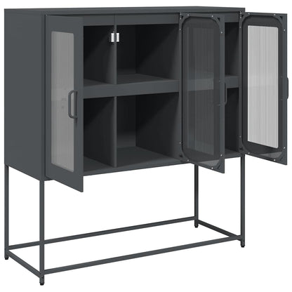 Sideboard Anthracite 100.5x39x107 cm Cold-rolled Steel
