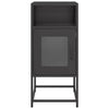 Bedside Cabinet Black 36x39x78 cm Cold-rolled Steel