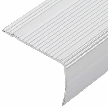 Stair Nosings 30 pcs Silver 67 x 3 x 2 cm Aluminium