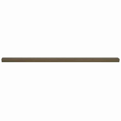 Stair Nosings 10 pcs Brown 67 x 3.5 x 3 cm Aluminium