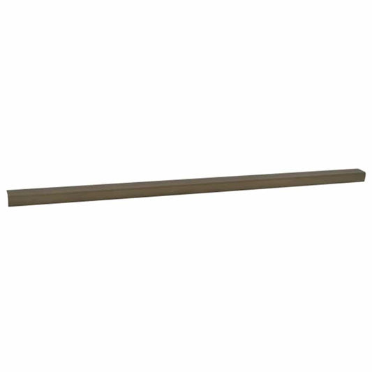 Stair Nosings 10 pcs Brown 67 x 3 x 2 cm Aluminium