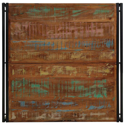 Coffee Table Multicolour 100x100x35 cm Solid Wood Reclaimed
