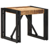 Coffee Table 40x40x35 cm Solid Rough Wood Mango