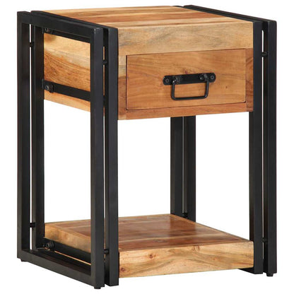 Bedside Cabinet 2 pcs Brown 40 x 35 x 50 cm Solid Acacia Wood