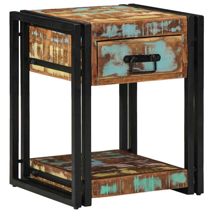 Bedside Cabinet 2 pcs 40 x 40 x 50 cm Solid Reclaim Wood