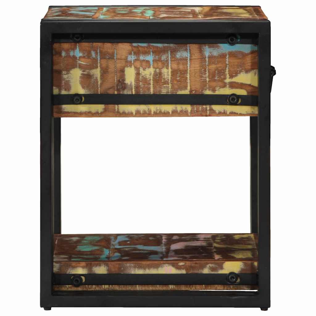 Bedside Cabinet 2 pcs 40 x 40 x 50 cm Solid Reclaim Wood