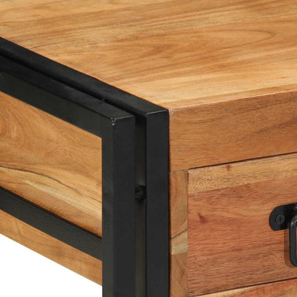 Bedside Cabinet Brown 40 x 40 x 50 cm Solid Acacia Wood