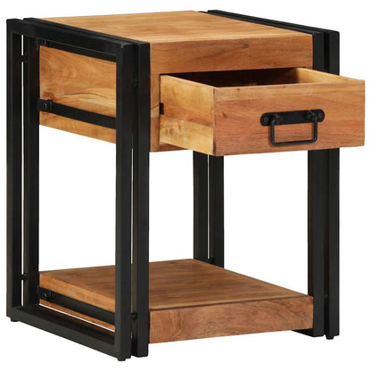 Bedside Cabinet 2 pcs Brown 40 x 40 x 50 cm Solid Acacia Wood