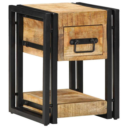 Bedside Cabinet 2 pcs Brown 30 x 30 x 40 cm Solid Mango Wood