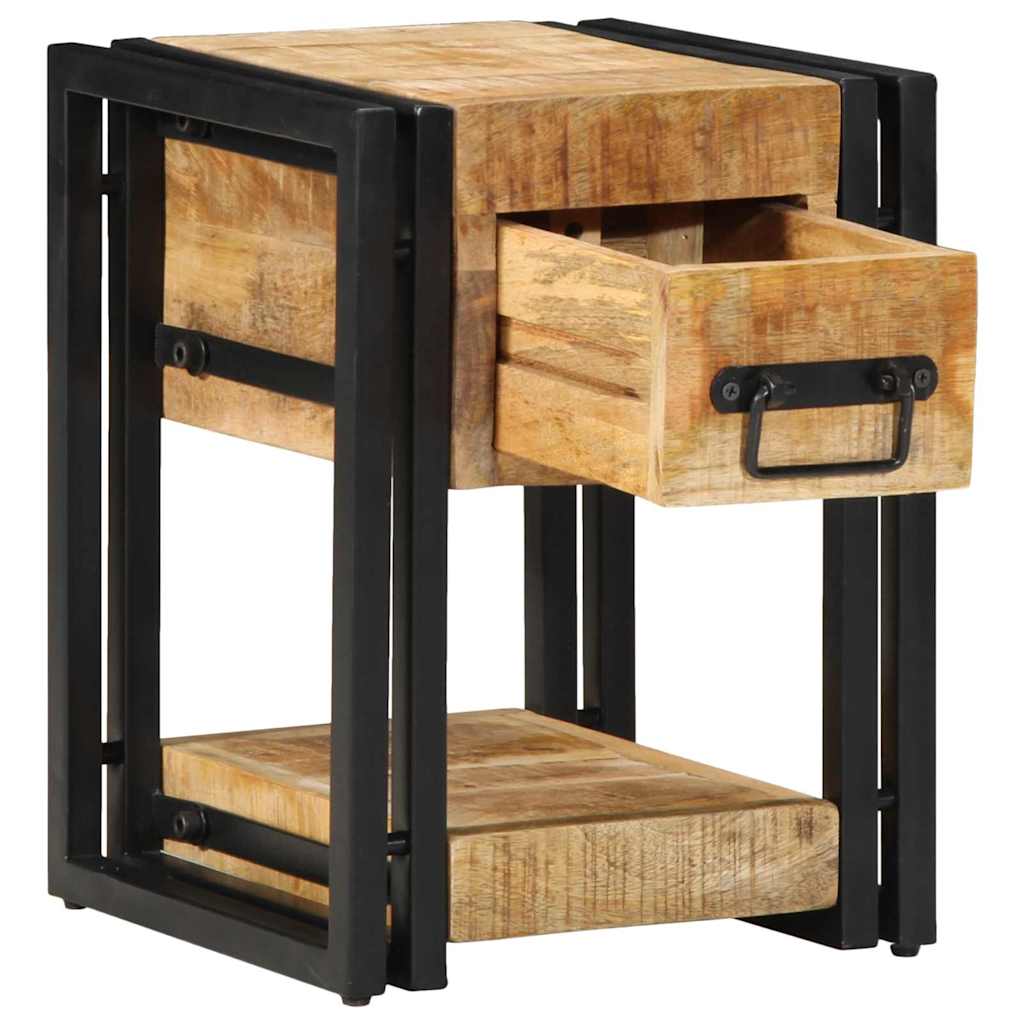 Bedside Cabinet 2 pcs Brown 30 x 30 x 40 cm Solid Mango Wood