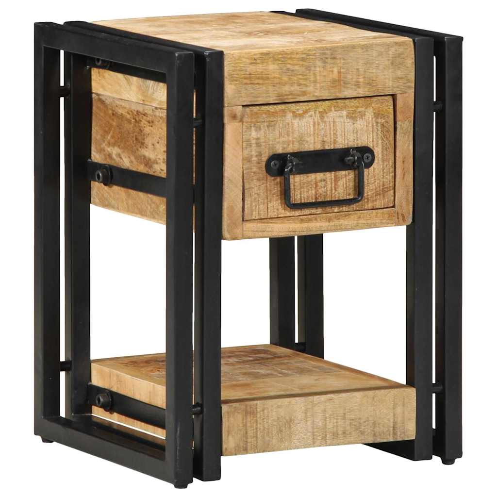 Bedside Cabinet 2 pcs Brown 30 x 30 x 40 cm Solid Mango Wood